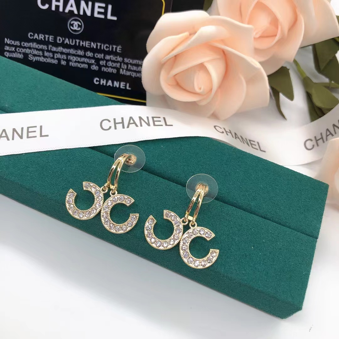replica Chanel Separate Double C Earrings - H Lin Jewelry
