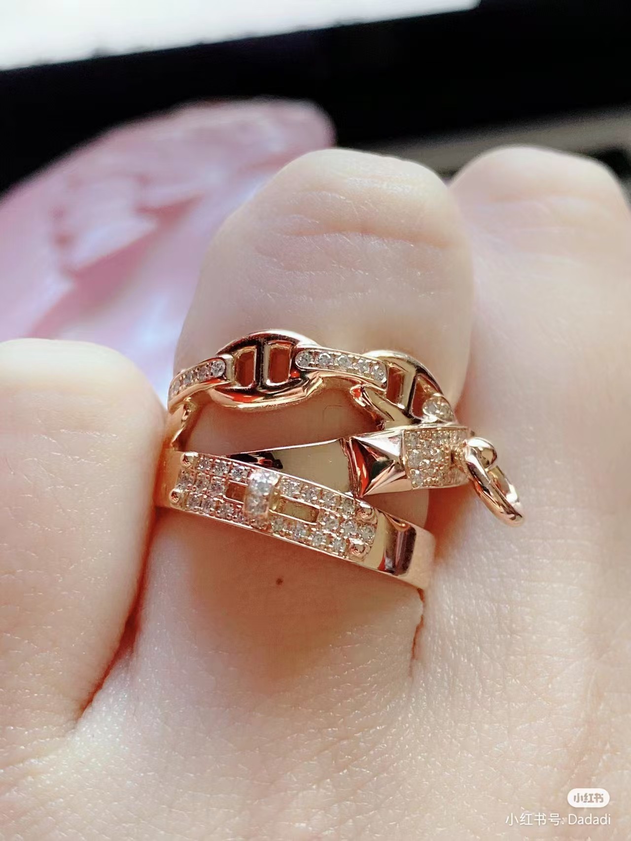 replica Hermes Chaine D'ancre Enchainee Ring - H Lin Jewelry