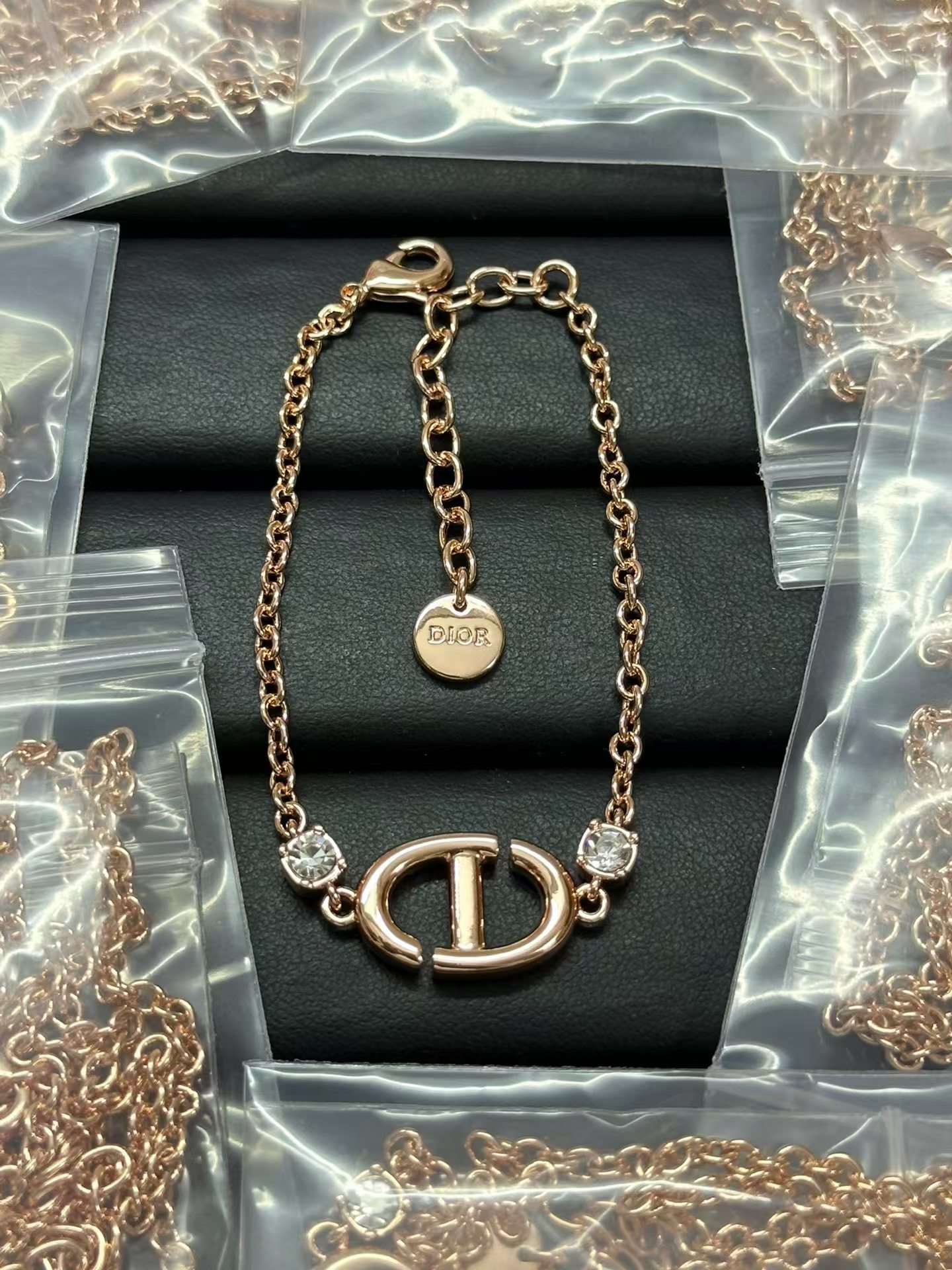 replica Dior CD Navy Bracelet - H Lin Jewelry