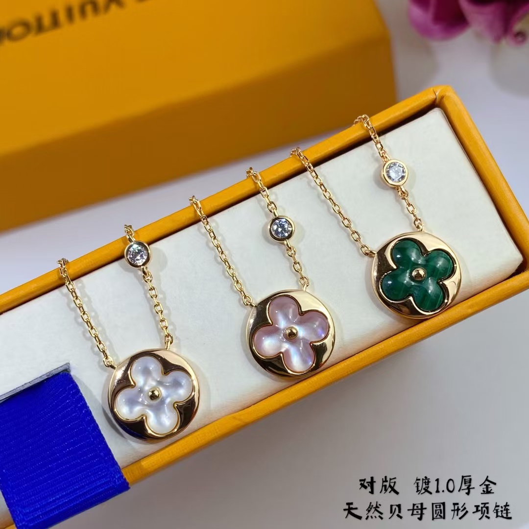 replica Louis Vuitton Color Blossom Sun Pendant Necklaces - H Lin Jewelry
