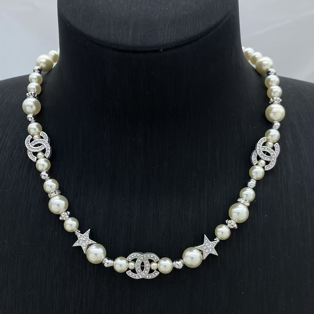 replica Chanel Coco Star Pearl Necklace - H Lin Jewelry