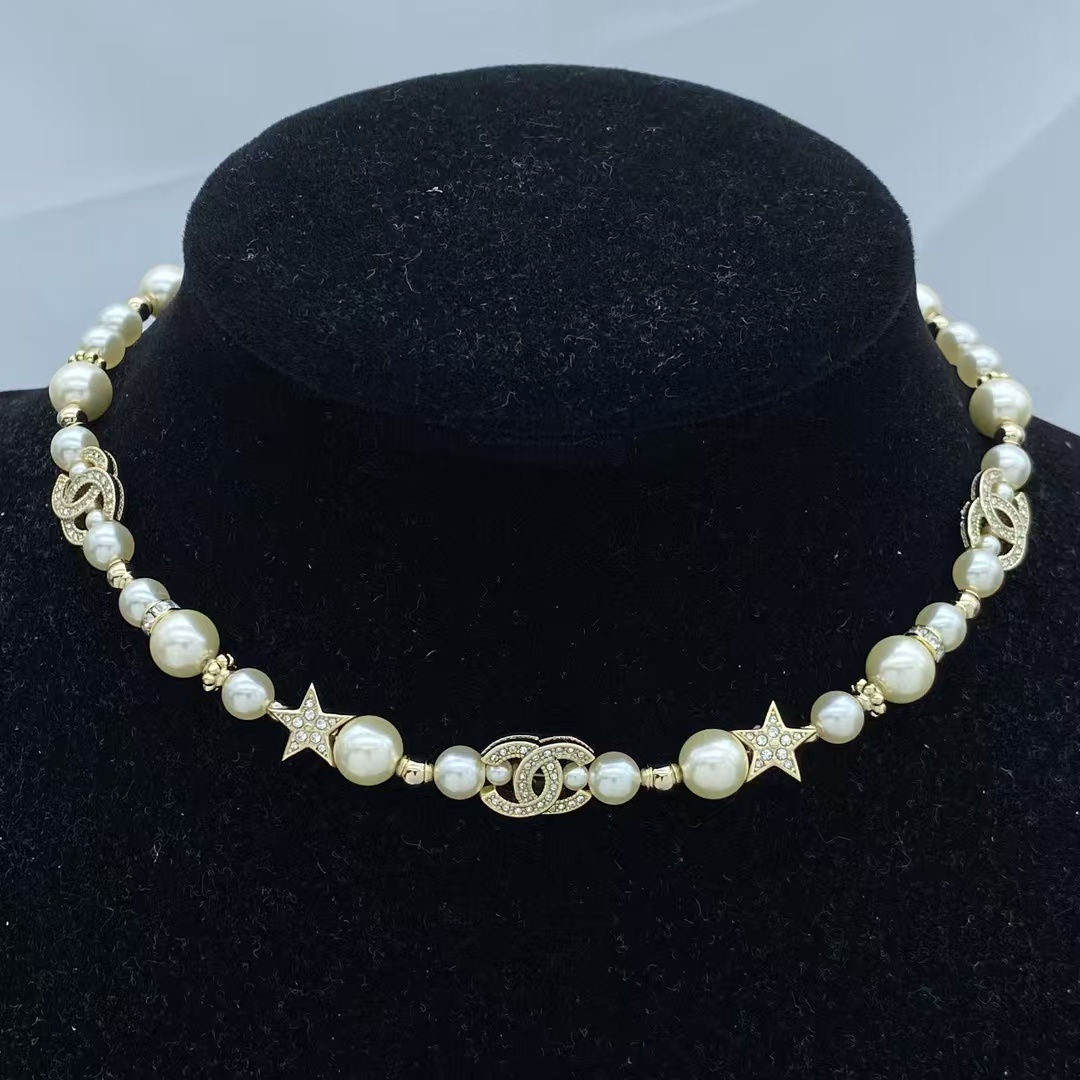 replica Chanel Coco Star Pearl Necklace - H Lin Jewelry