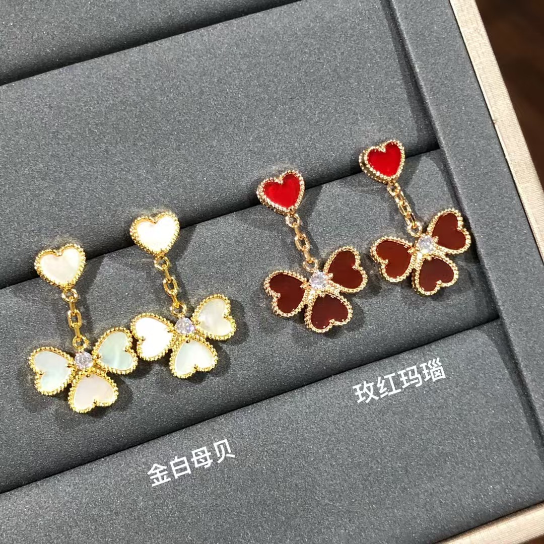 replica Van Cleef & Arpels Sweet Hearts Earrings - H Lin Jewelry