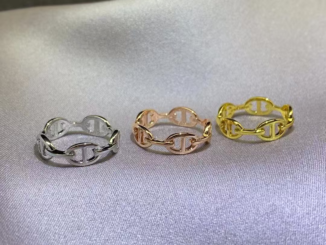 replica Hermes Chaine D'ancre Enchainee Ring - H Lin Jewelry
