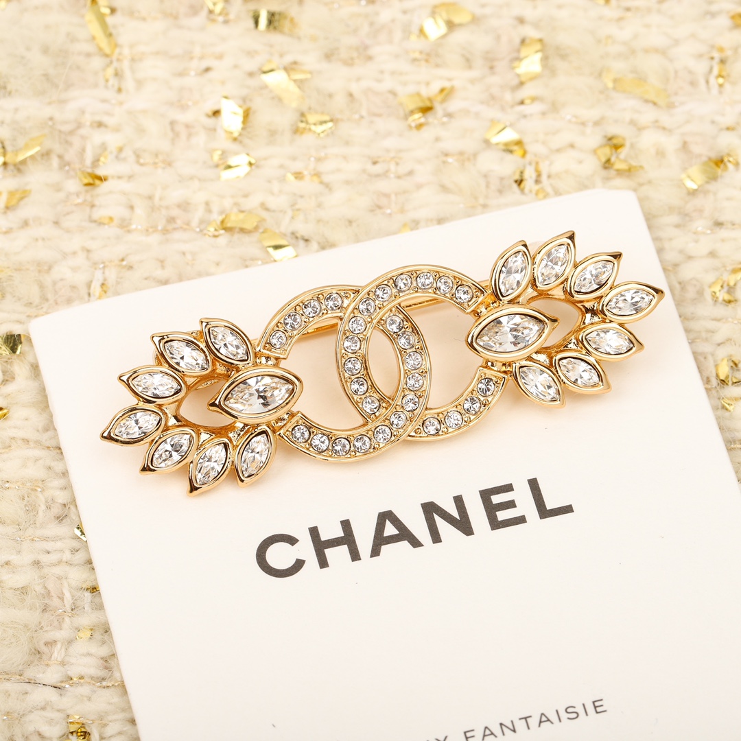 replica Elegant Chanel Ear of Wheat Brooch - H Lin Jewelry