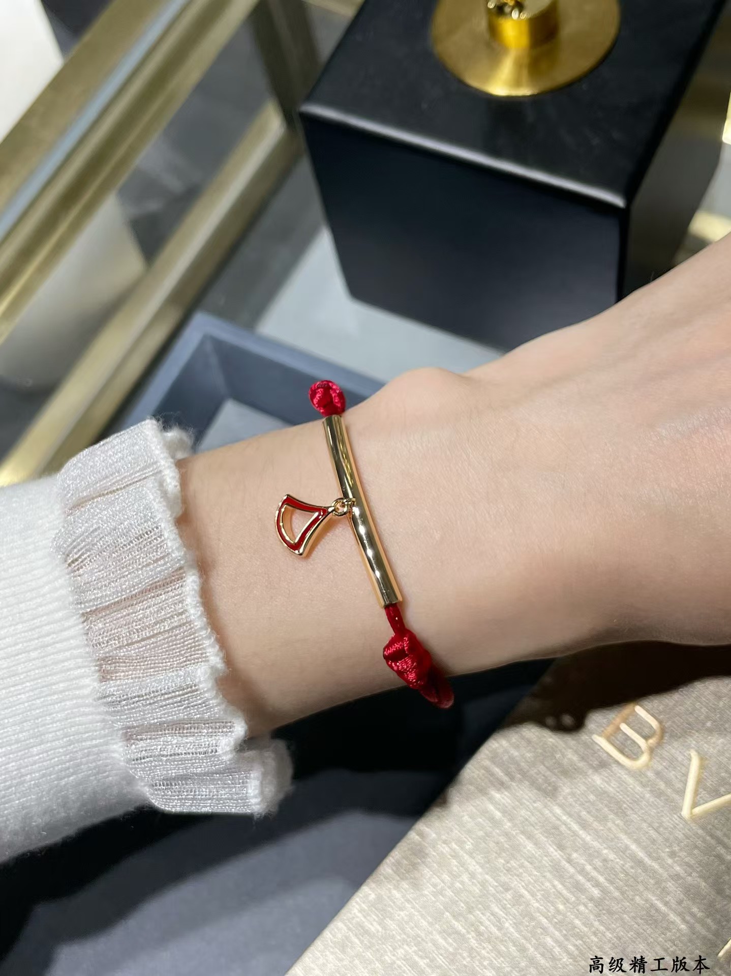 replica Bvlgari Lucky Red Rope Bracelet - H Lin Jewelry
