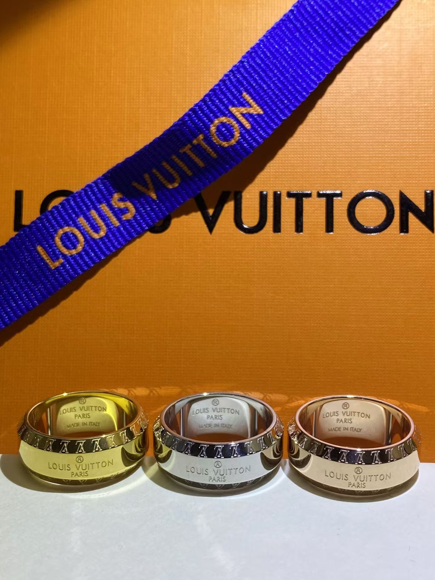 replica Louis Vuitton Wide Ring for Men - H Lin Jewelry