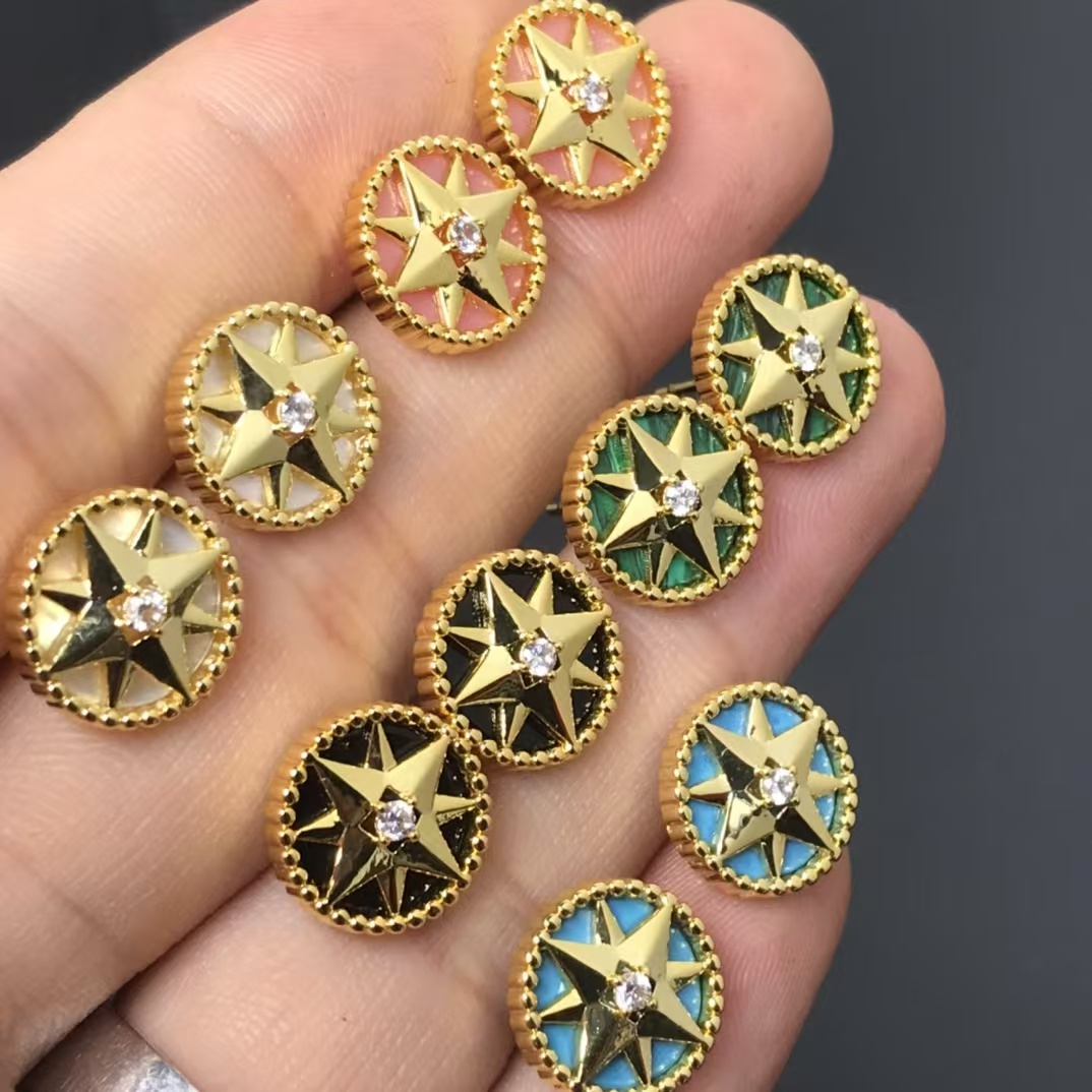 replica Dior Rose Des Vents Earrings - Small - H Lin Jewelry