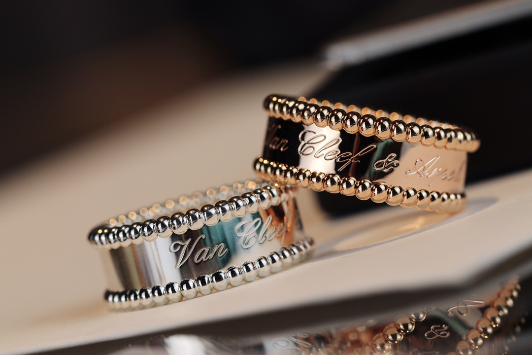 replica Van Cleef & Arpels Perlee Signature Ring - H Lin Jewelry