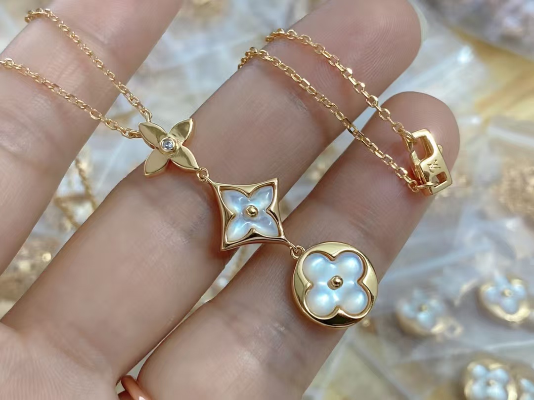 replica Louis Vuitton Color Blossom Lariat Necklace - H Lin Jewelry