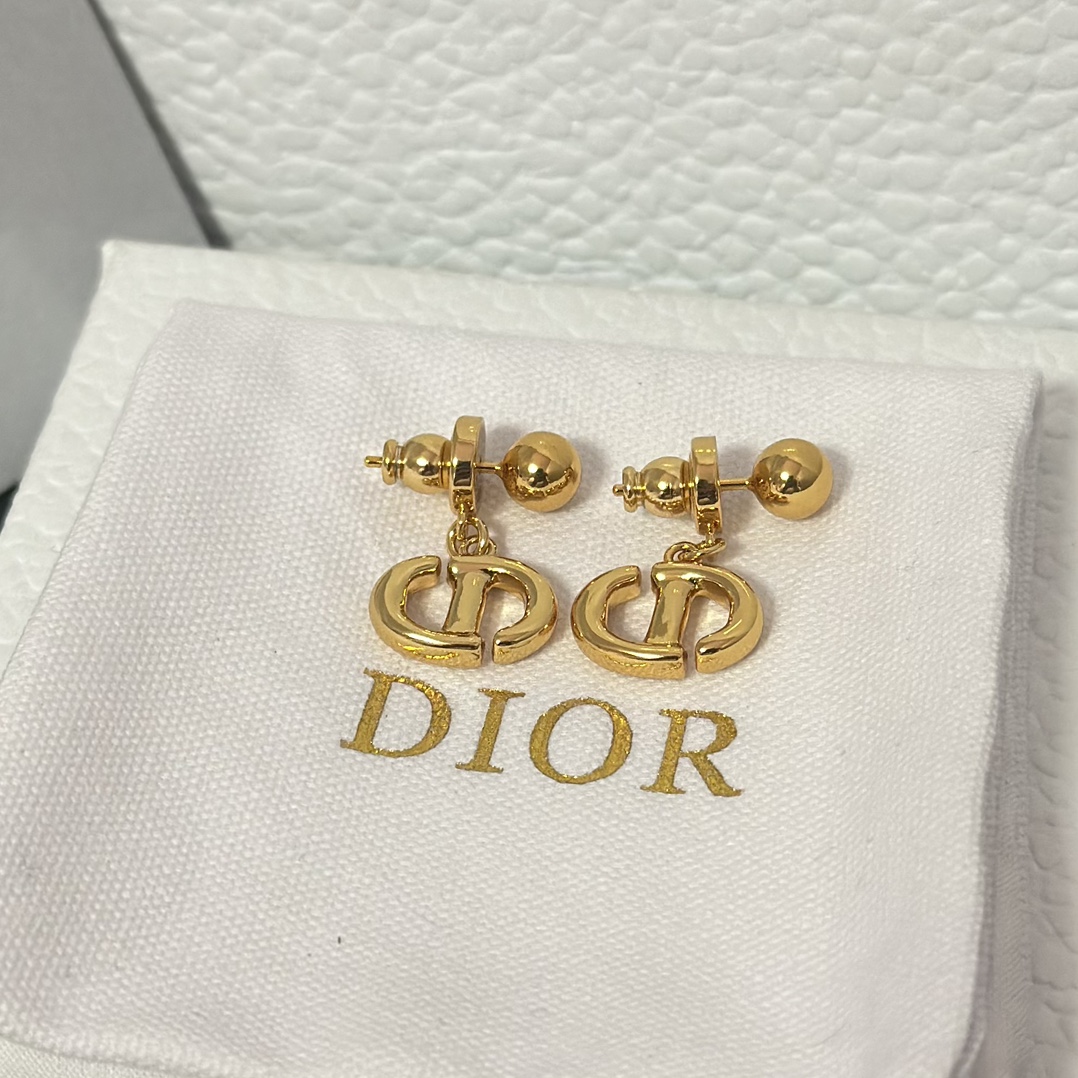 replica Dior CD Letter Stud Earrings - H Lin Jewelry