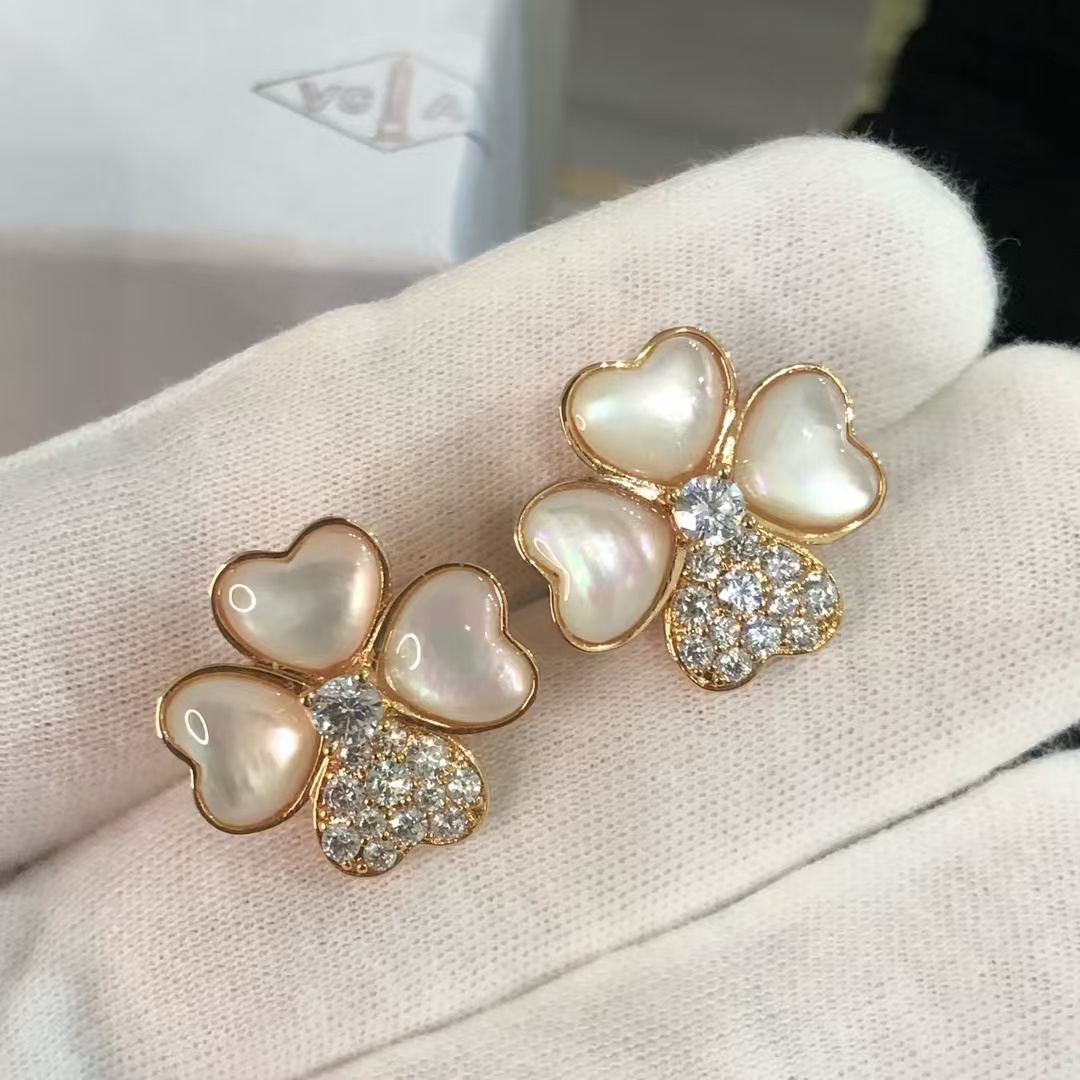 replica Van Cleef & Arpels Cosmos Earrings - H Lin Jewelry