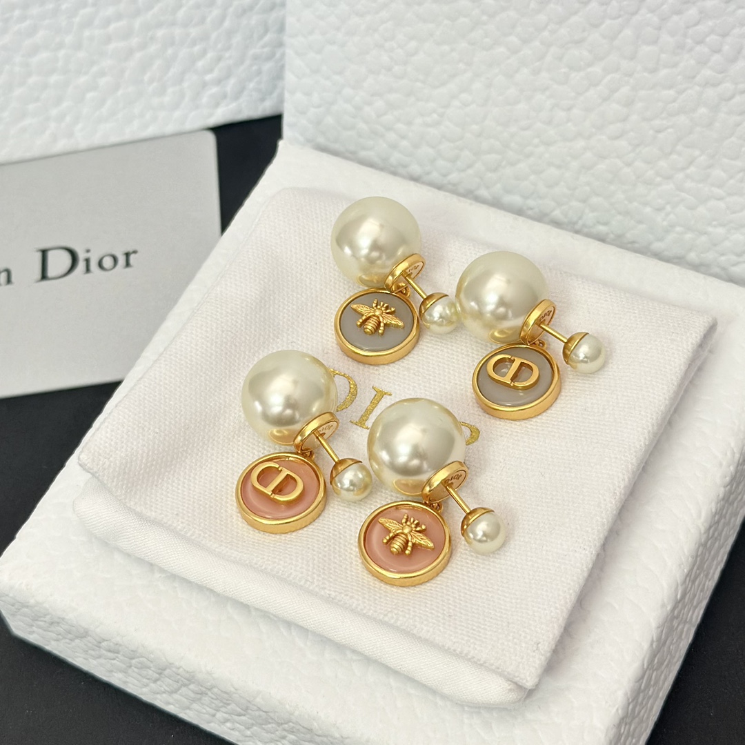 replica Dior Bee Pearl Earrings - H Lin Jewelry