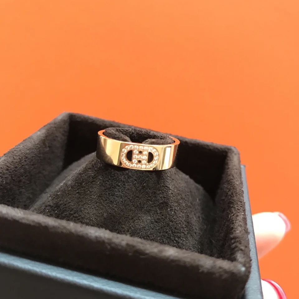 replica Hermes H d'ancre Ring - H Lin Jewelry