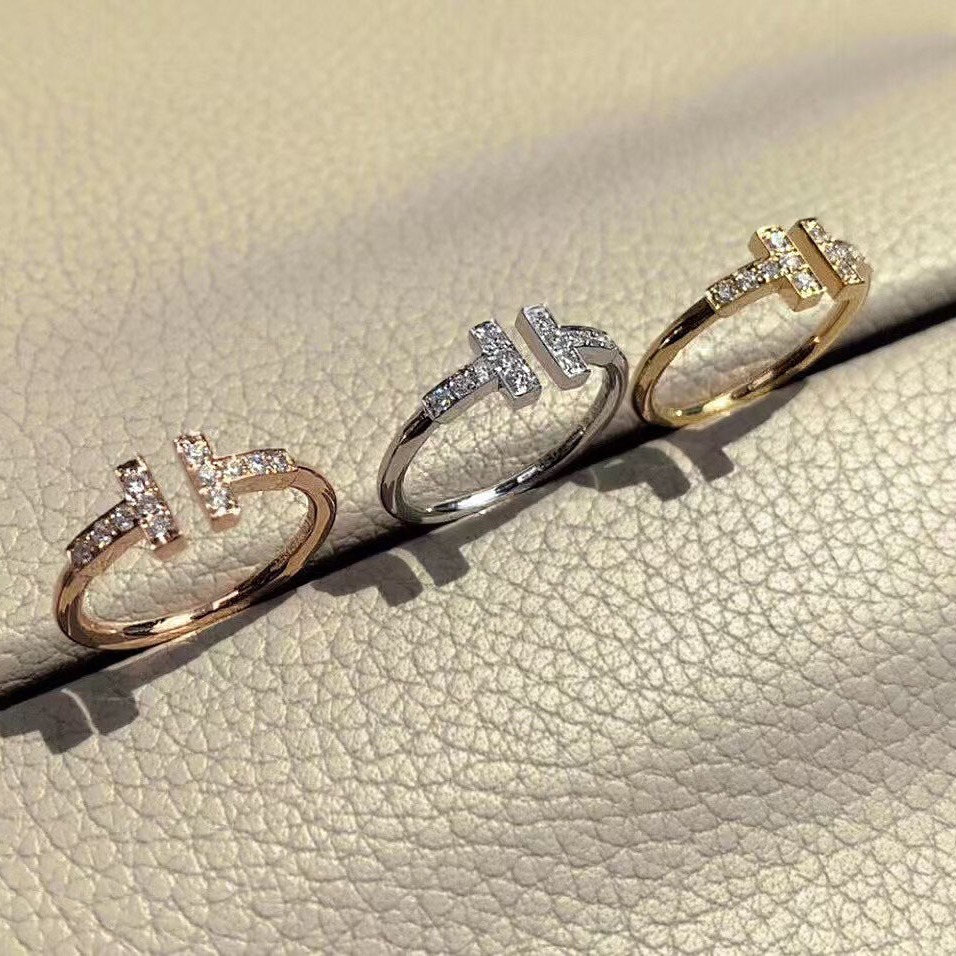 replica Tiffany Doube T Rings - H Lin Jewelry