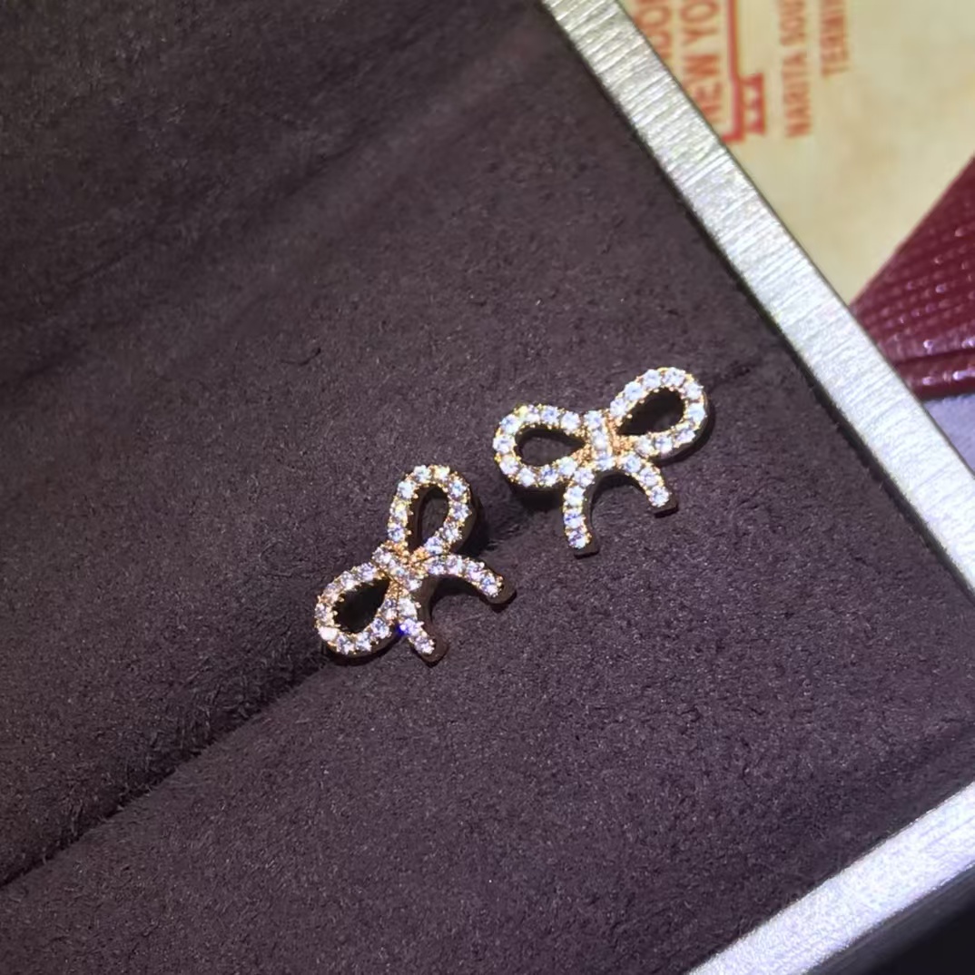 replica Tiffany Bow Knot Earrings - H Lin Jewelry