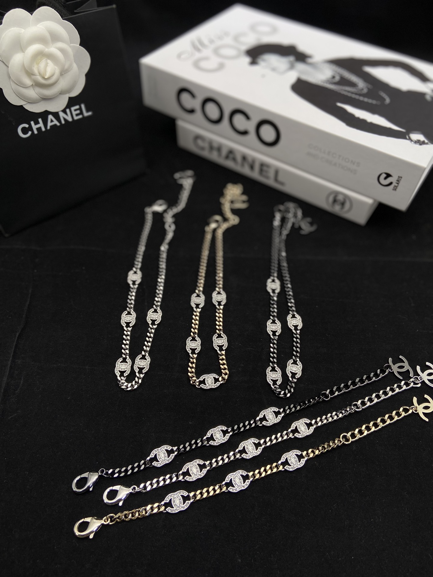 replica Chanel Classic Flat O Chain Bracelet Choker Necklace - H Lin Jewelry