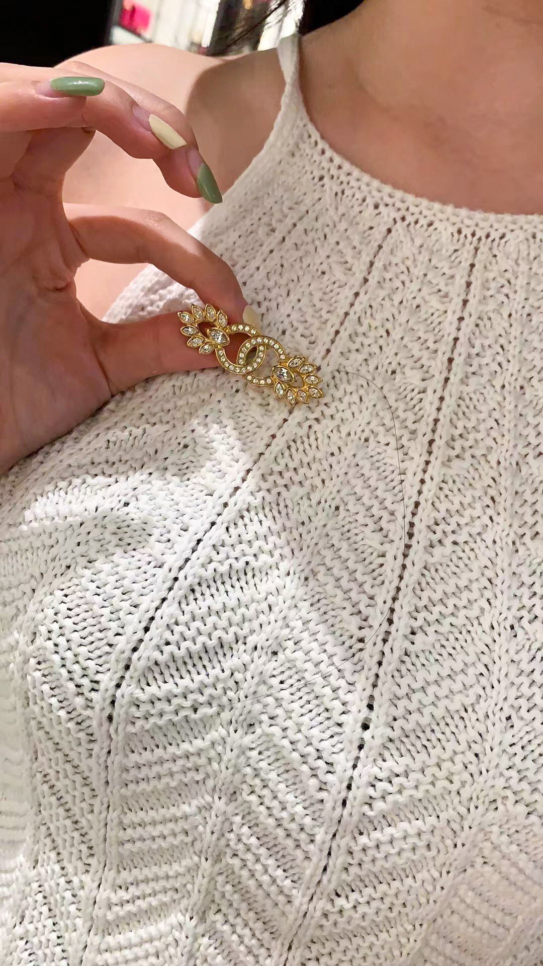 replica Elegant Chanel Ear of Wheat Brooch - H Lin Jewelry