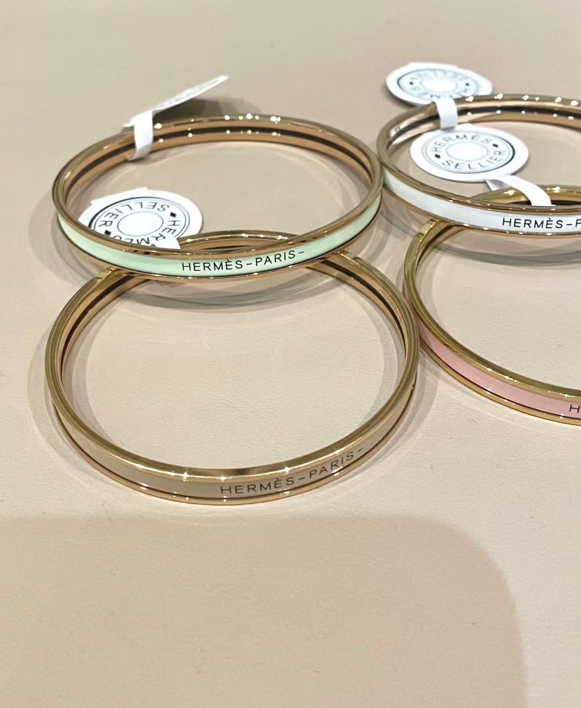 replica Hermes Colorful Enamel Bracelet Bangle - H Lin Jewelry