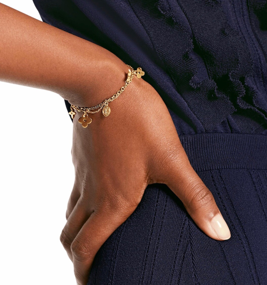 replica Louis Vuitton Chain with Charms Bracelet - H Lin Jewelry