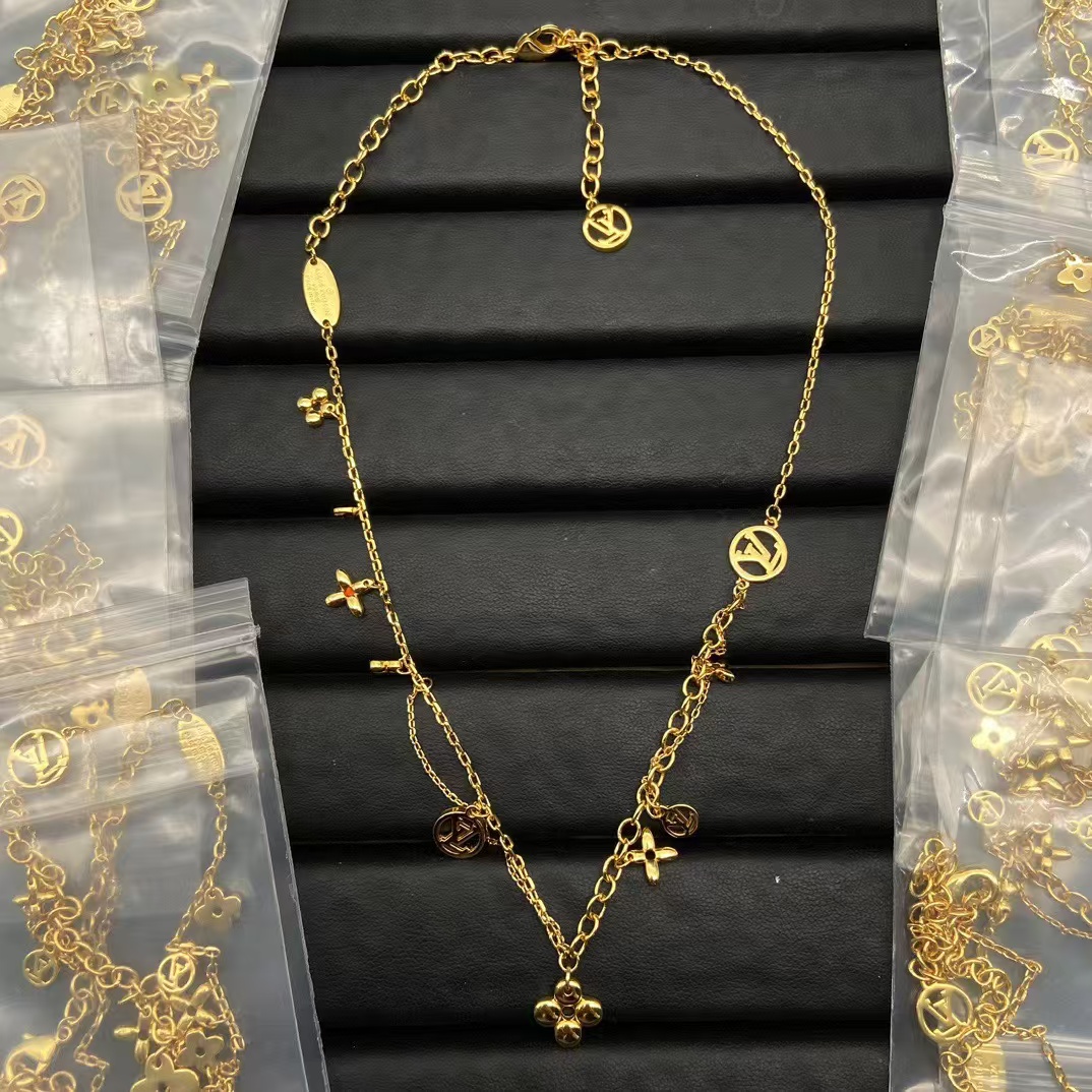 replica Louis Vuitton Muti-Charms Necklace - H Lin Jewelry