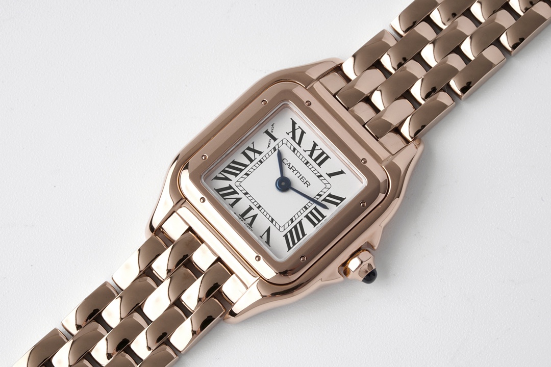replica Cartier Rose Gold Panthère de Watch - Small 22*30MM - H Lin Jewelry