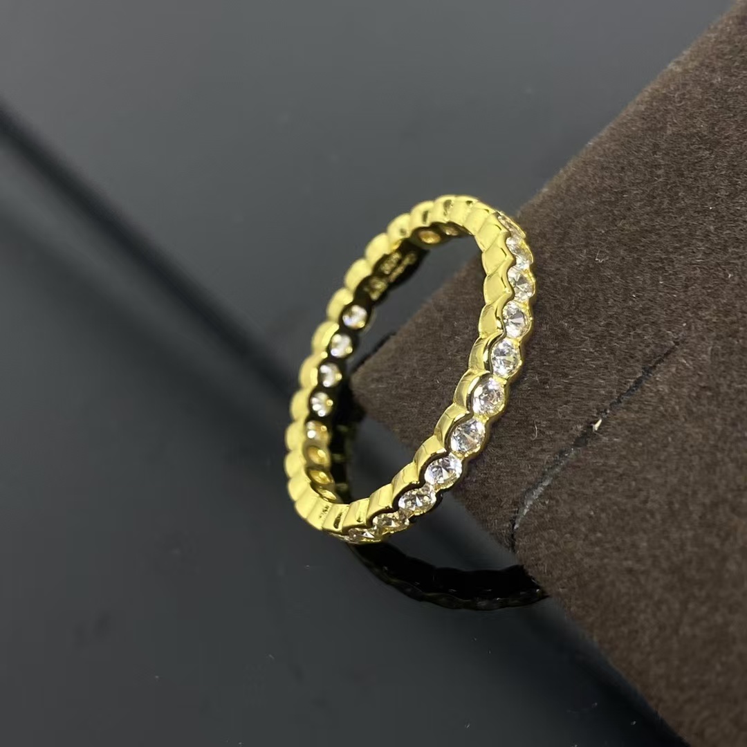 replica Cartier Diamond Paved Ring - Narrow - H Lin Jewelry