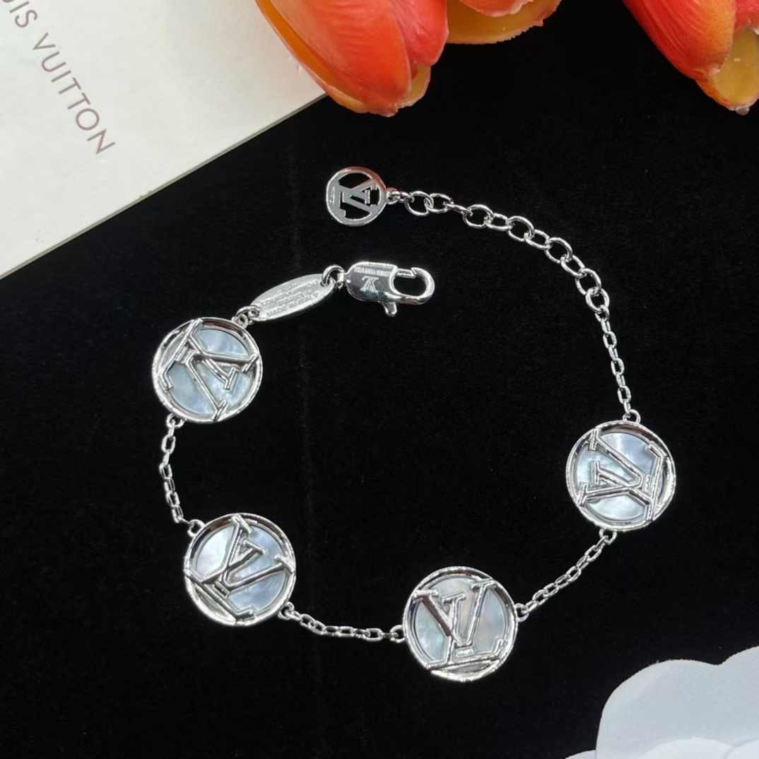replica Louis Vuitton 4 LV Letters Bracelet - H Lin Jewelry