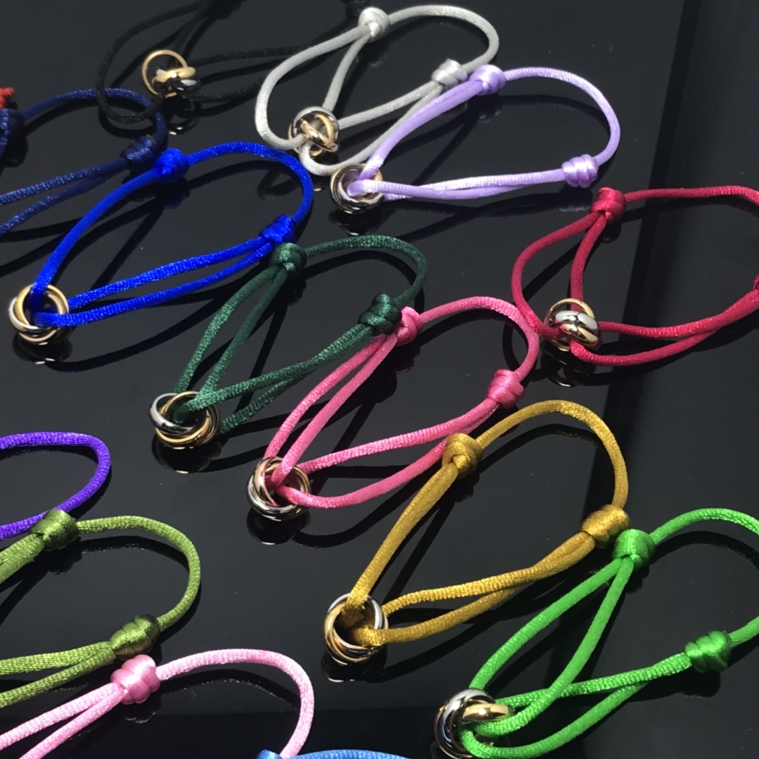 replica Cartier Trinity Cord Bracelet - H Lin Jewelry