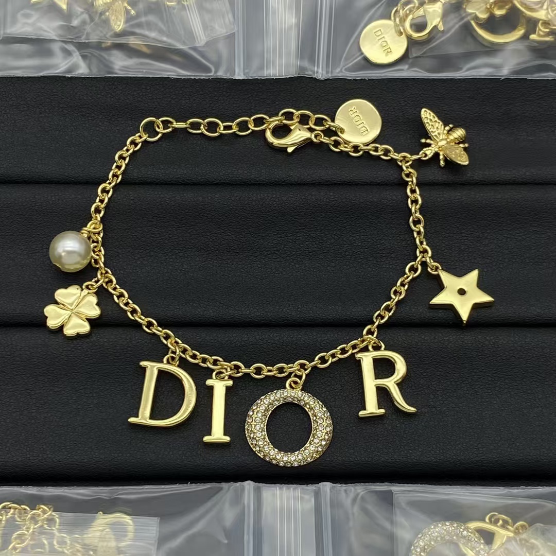 replica Dior Letter Charms Bracelet - H Lin Jewelry