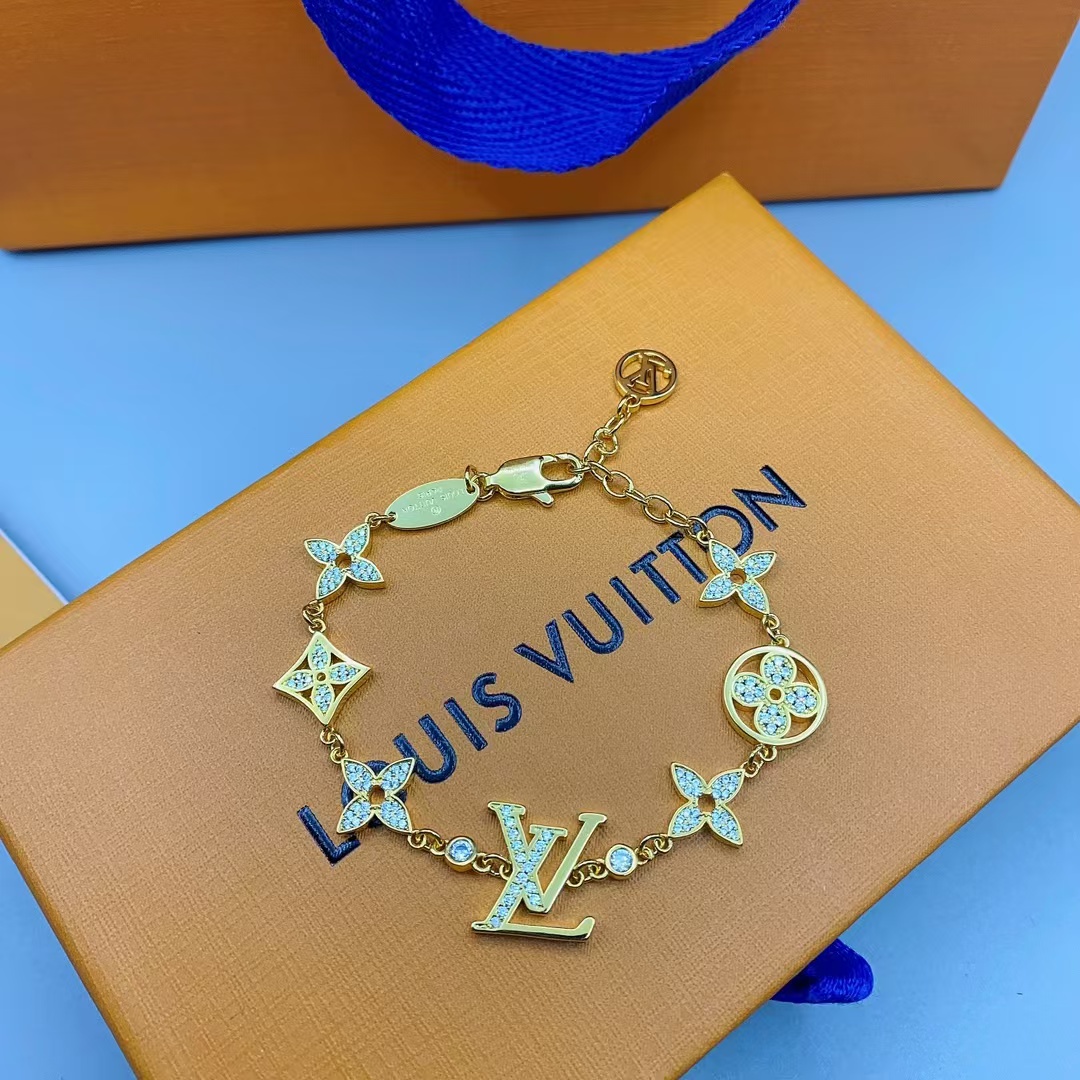replica Louis Vuitton LV Letters Bracelet - H Lin Jewelry