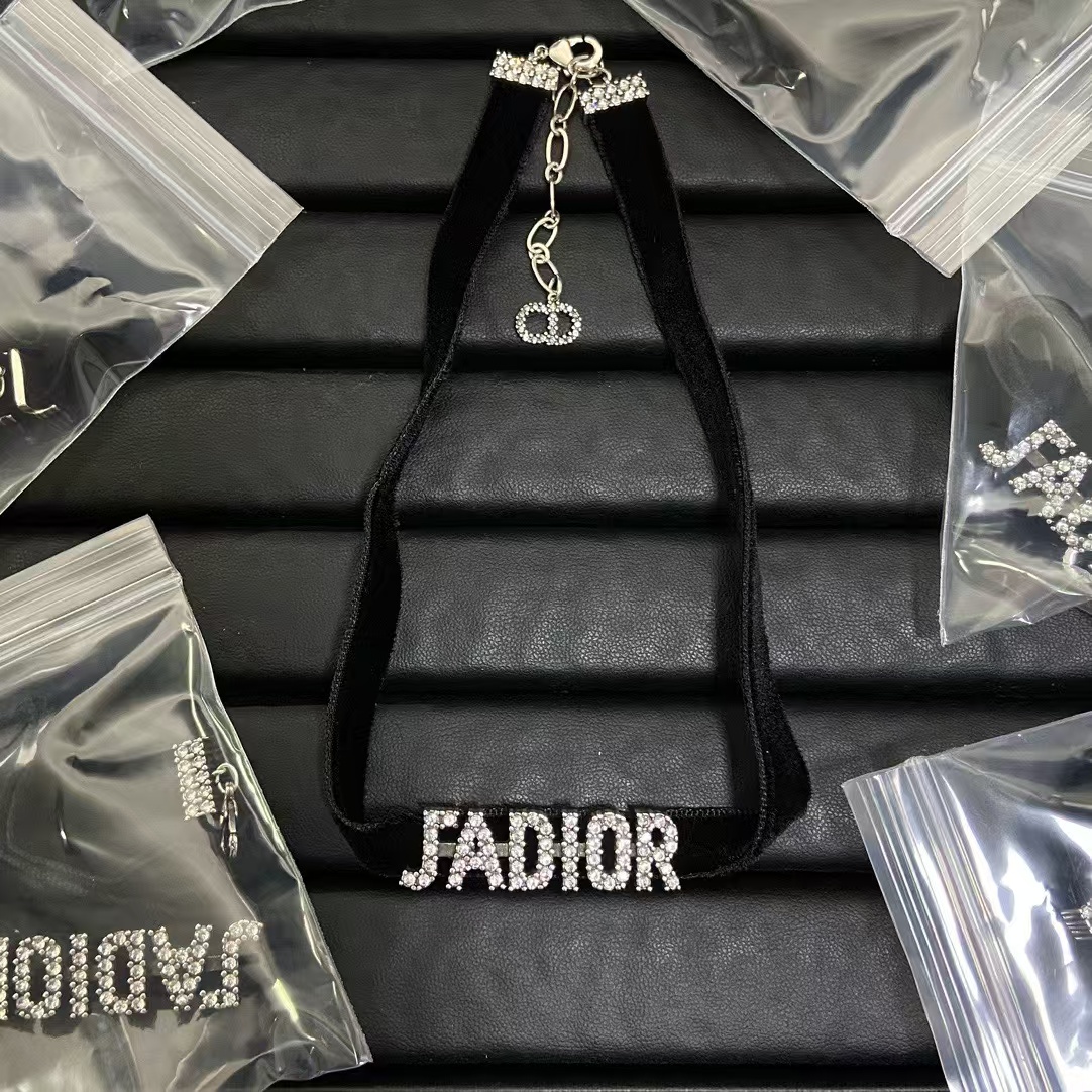 replica Dior  J'ADIOR Pendant Ribbon Necklace - H Lin Jewelry