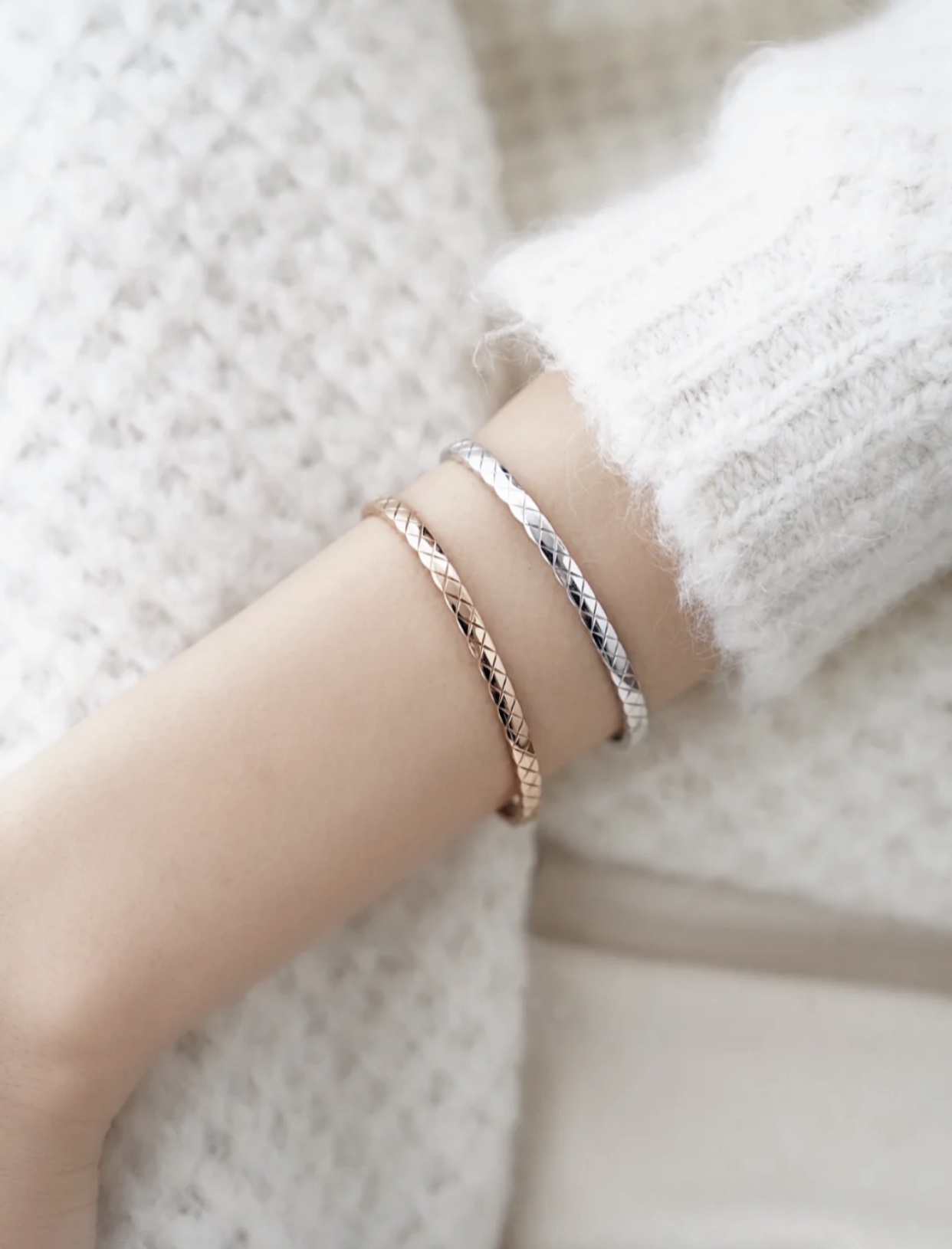 replica Chanel Coco Crush Open Cuff Bangle Bracelet - H Lin Jewelry