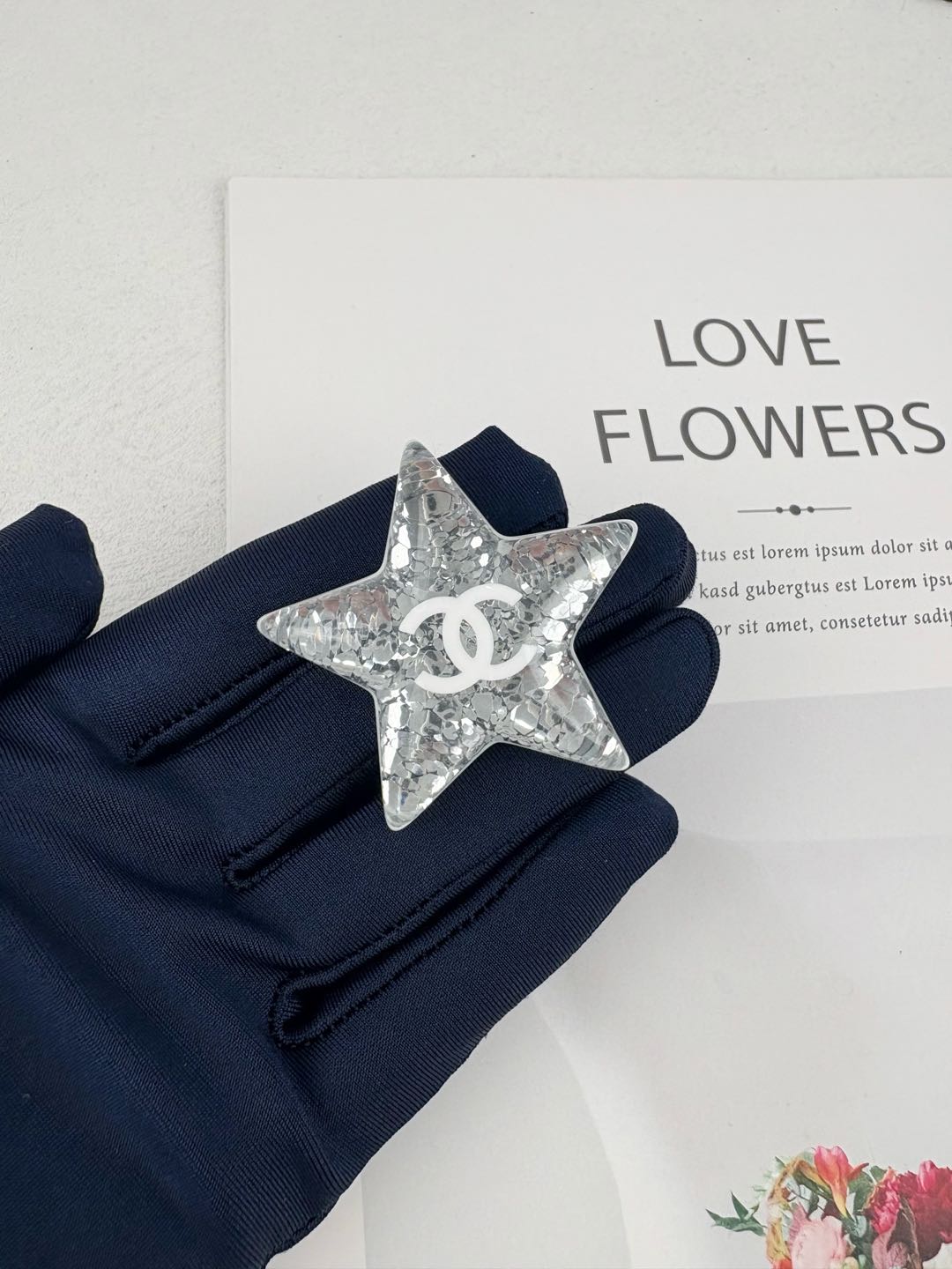 replica Chanel Silver Star Brooch - H Lin Jewelry