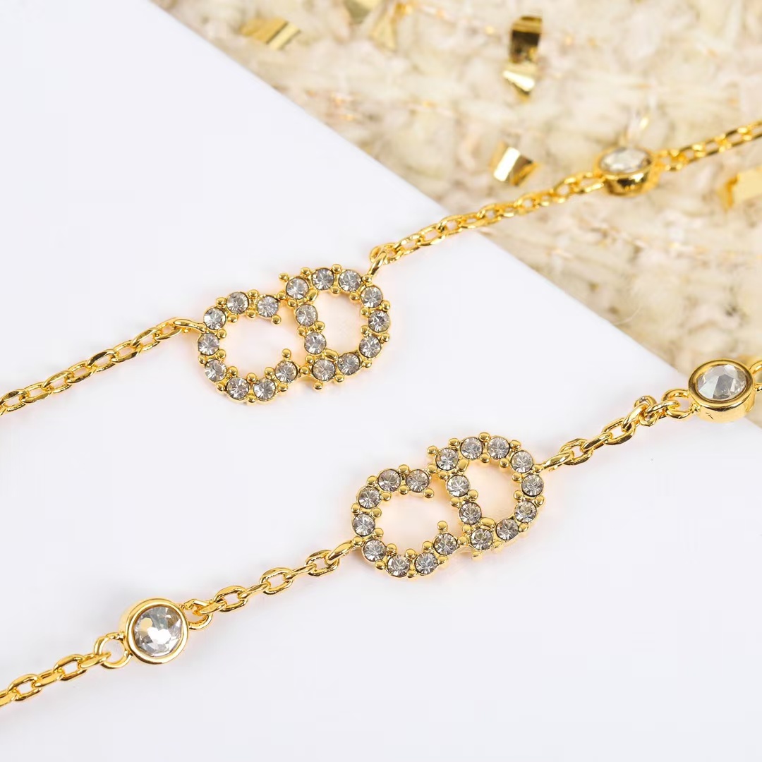 replica Dior CD Diamond Bracelet - H Lin Jewelry