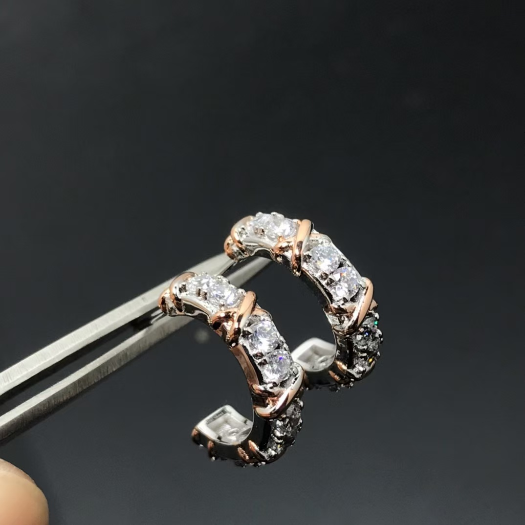 replica Tiffany Cross Earrings - H Lin Jewelry