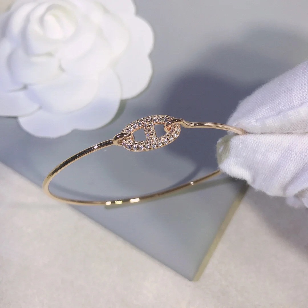 replica Hermes Pig Nose Bangle Bracelet - H Lin Jewelry
