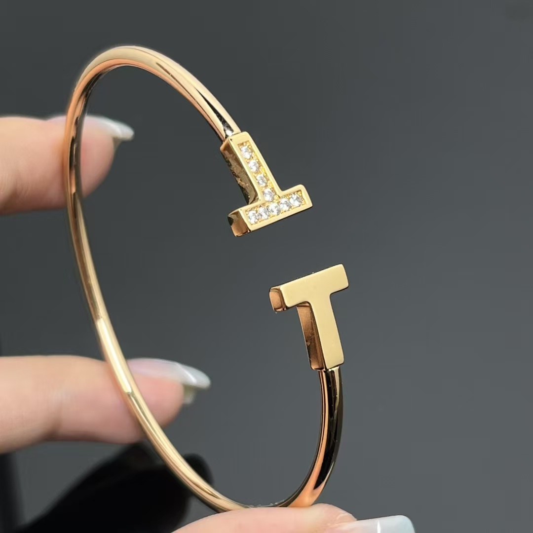 replica Tiffany Double T Bangle Bracelet - H Lin Jewelry