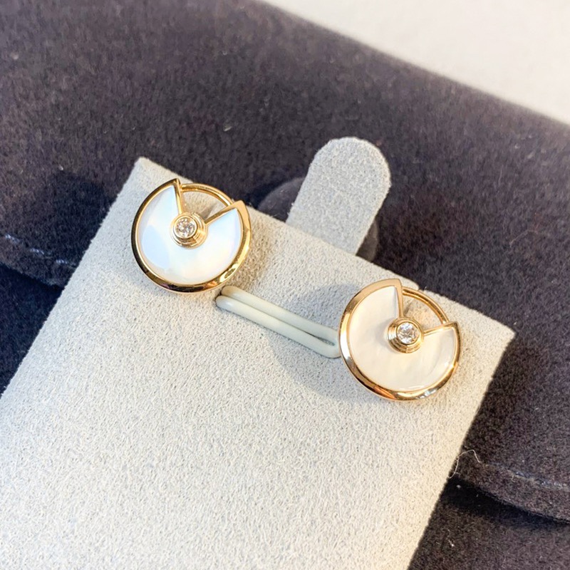 replica Cartier Amulette de Stud Earrings - H Lin Jewelry