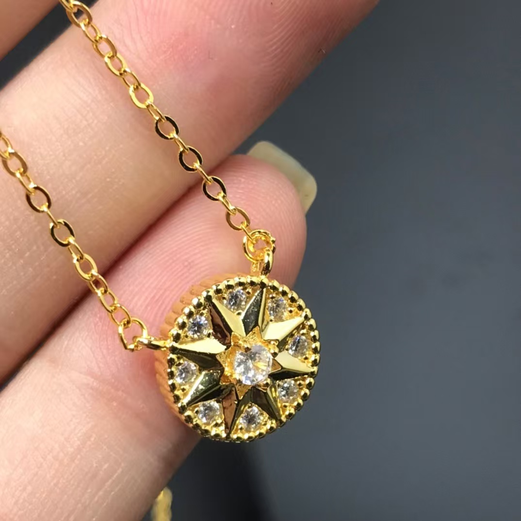 replica Dior Rose Des Vents Necklace - H Lin Jewelry