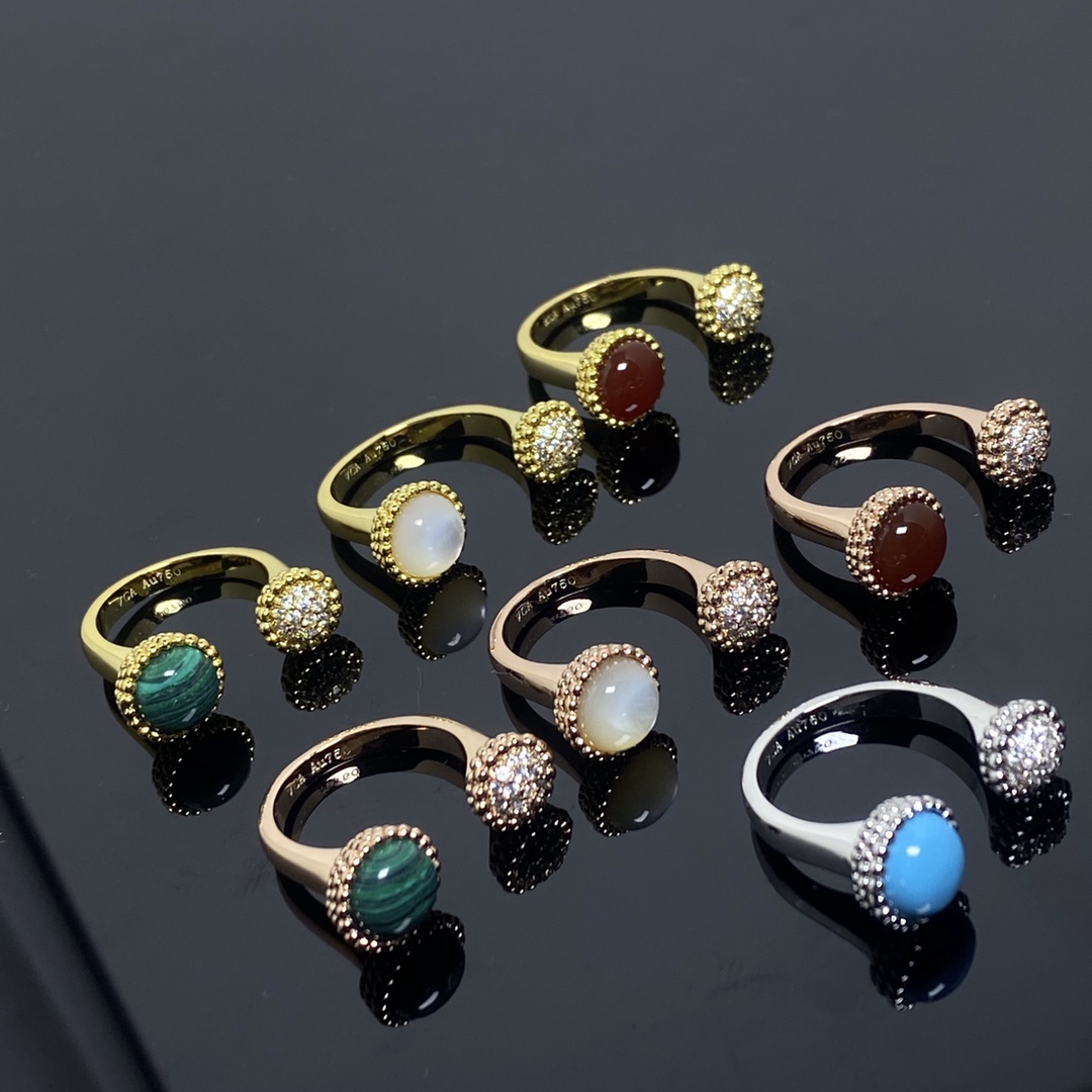 replica Van Cleef & Arpels Peree Couleurs Between the Finger Ring - H Lin Jewelry