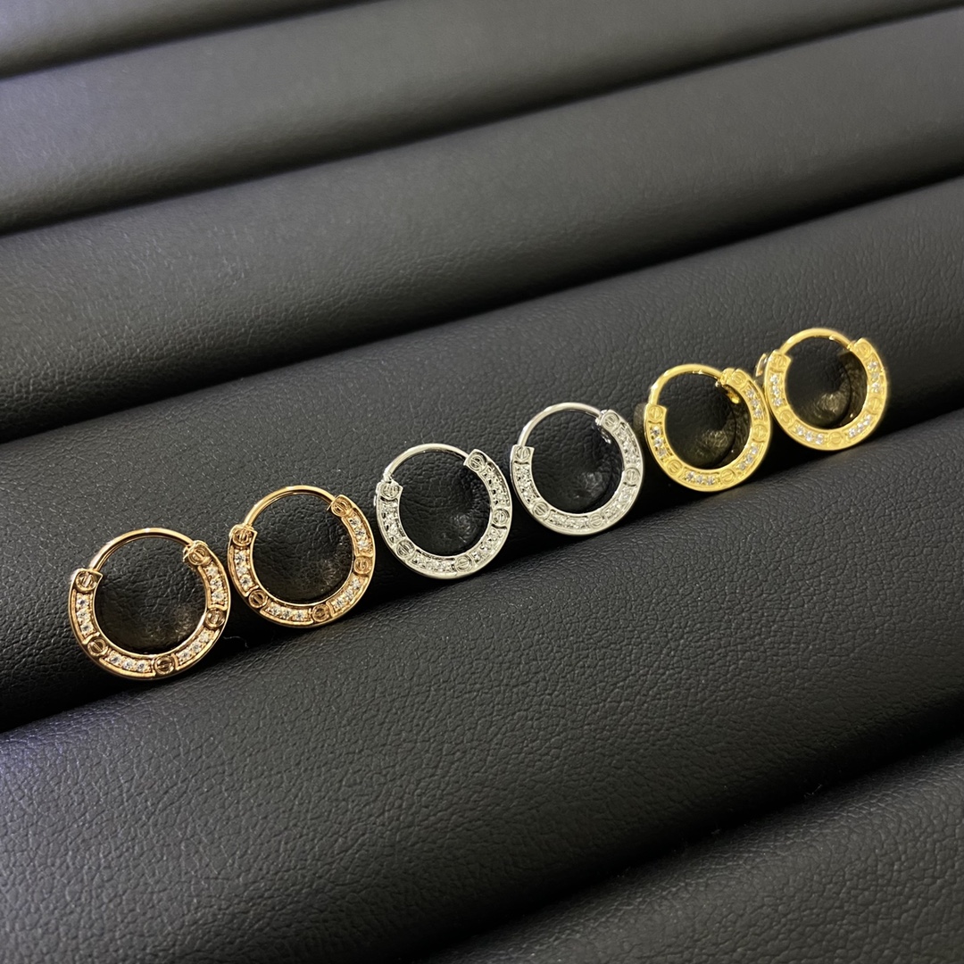replica Cartier LEVE LOVE Single Hoop Earrings - H Lin Jewelry