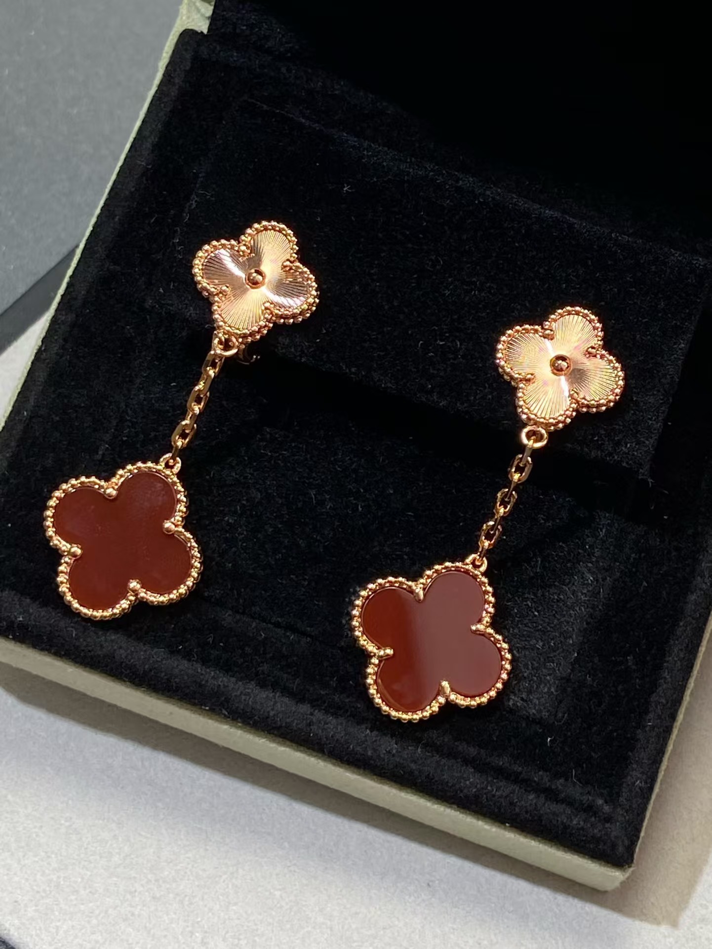 replica Van Cleef & Arpels Magic Alhambra Earrings, 2 Motifs - H Lin Jewelry