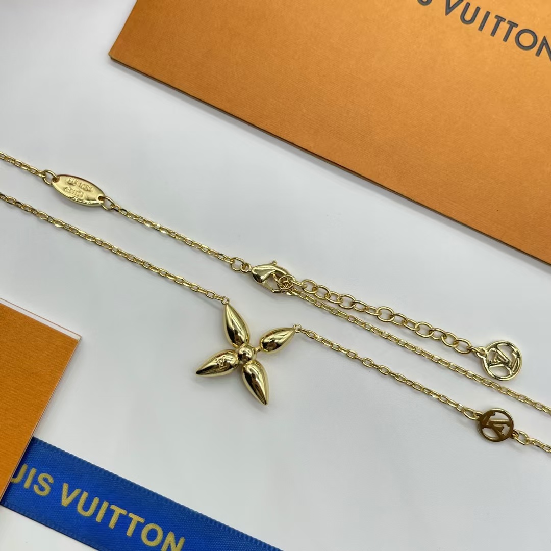 replica Louis Vuitton Dainty Star Pendant Necklace - H Lin Jewelry