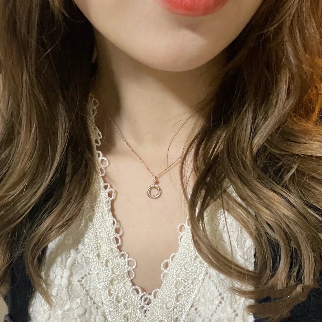 replica Cartier Trinity Diamond Necklace - H Lin Jewelry