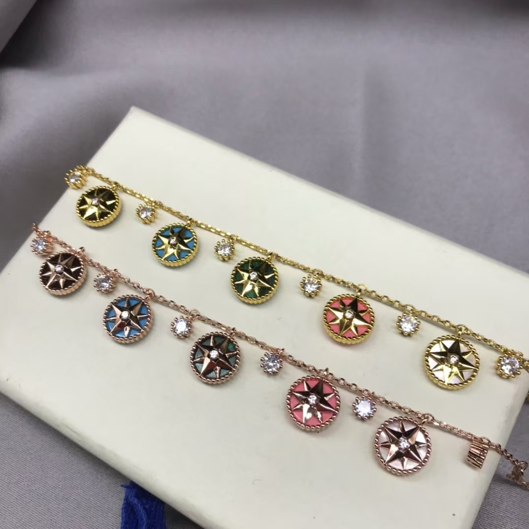 replica Dior Diamond Rose Des Vents Bracelet - H Lin Jewelry