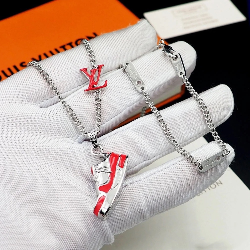 replica Louis Vuitton Shoe Sneaker Pendant Necklace - H Lin Jewelry