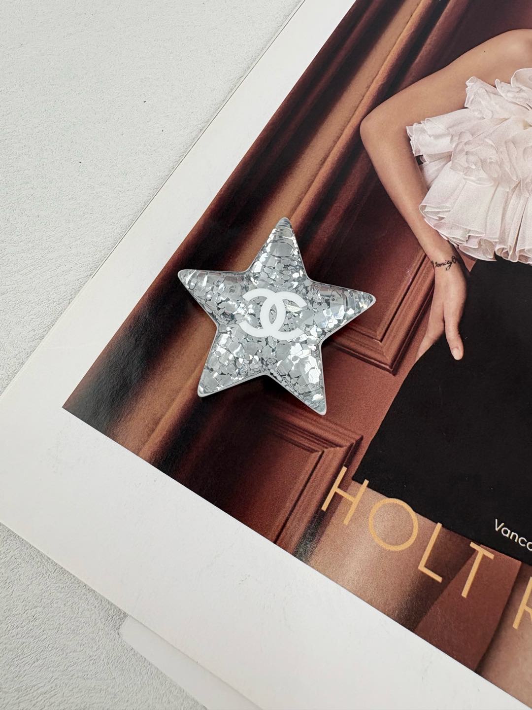 replica Chanel Silver Star Brooch - H Lin Jewelry