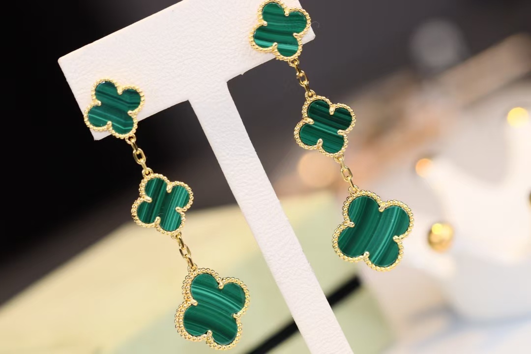 replica Van Cleef & Arpels Magic Alhambra Earrings 3 Motifs - H Lin Jewelry