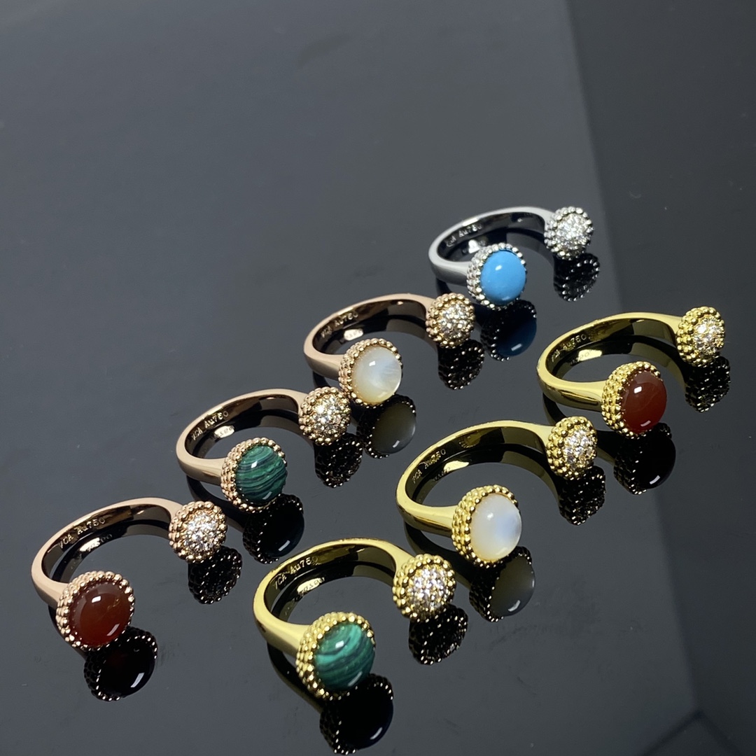 replica Van Cleef & Arpels Peree Couleurs Between the Finger Ring - H Lin Jewelry
